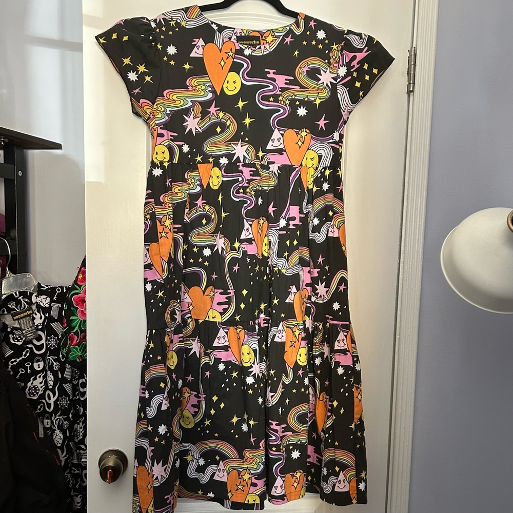 Nooworks Frida Dress Better Days Ash and Chess S